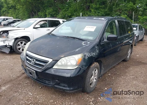 2005 Honda Odyssey Ex-L z USA, uszkodzony, nr VIN 5FNRL38635B036265
